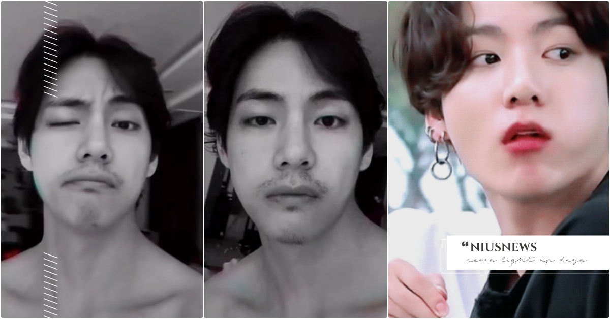 防彈少年團V深夜脫了！「裸上身＋性感鬍渣」影片瘋傳，柾國許願宵夜釣出天王回應 李孝利綜藝、防彈少年團、防彈少年團IG、防彈少年團V、防彈少年團柾國、柾國IG、吃貨與阿毛的逍遙遊、VIG