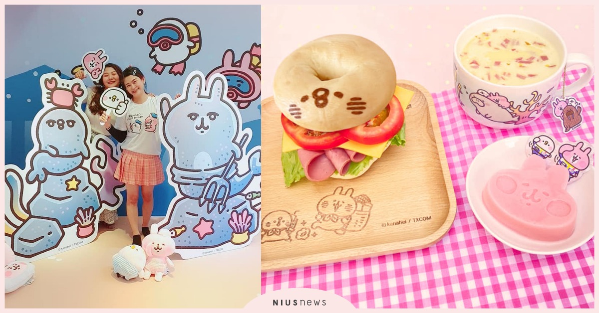 卡娜赫拉×遠雄海洋公園快閃咖啡廳！「粉紅兔兔」化身海豹賣萌，限定餐點可愛必吃 卡娜赫拉、卡娜赫拉的小動物、粉紅兔兔、P助、花蓮、花蓮遠雄海洋公園