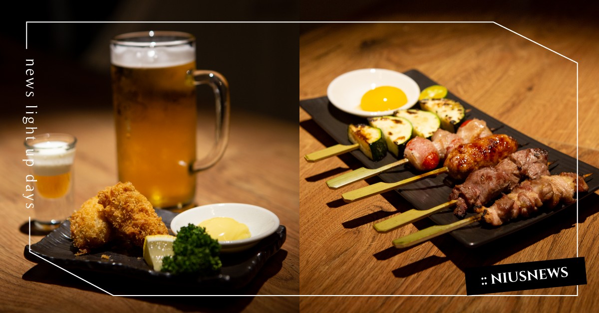 大安站全新日式居酒屋「梟夜」！不多作過度調味只取原始的炭火香，更有多款少見清酒 梟夜、梟夜日式餐酒館、放感情餐飲集團、貓頭鷹、捷運大安站、科技大樓站、串燒、拼盤、妞新聞酒吧地圖、解憂綠洲Pass、Eatpire、解憂綠洲、品酒、餐飲論壇