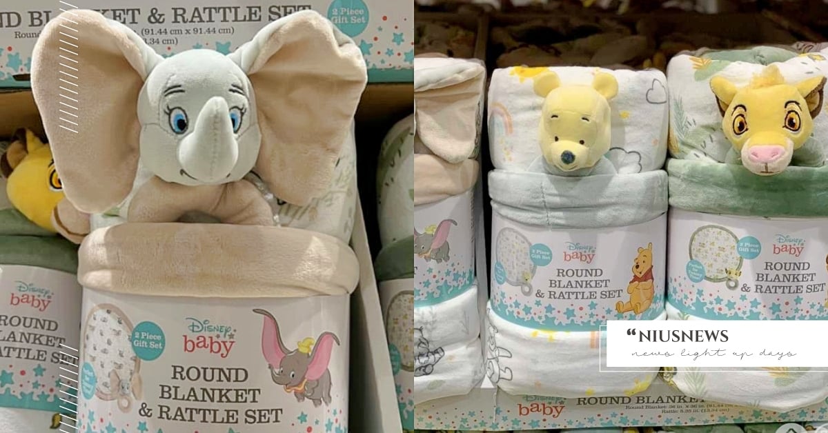 價格只要600有找？Costco開賣「迪士尼寶寶毯＆手搖鈴」組合，莫蘭迪色超療癒 好市多、Costco、迪士尼、寶寶毯、手搖鈴、好市多新品、保暖毯、交換禮物、毛毯、蓋毯、可愛、療癒、新品、小孩