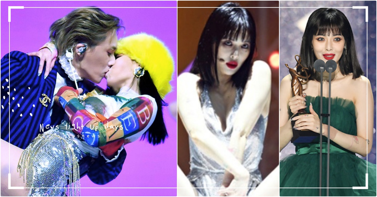 泫雅甩MIC熱吻男友Dawn「6年情侶超火辣舞台」瘋傳！深V＋超迷你洋裝近況公開 泫雅回歸、第31屆首爾歌謠大賞、DAWN女友、泫雅男友、DAWN