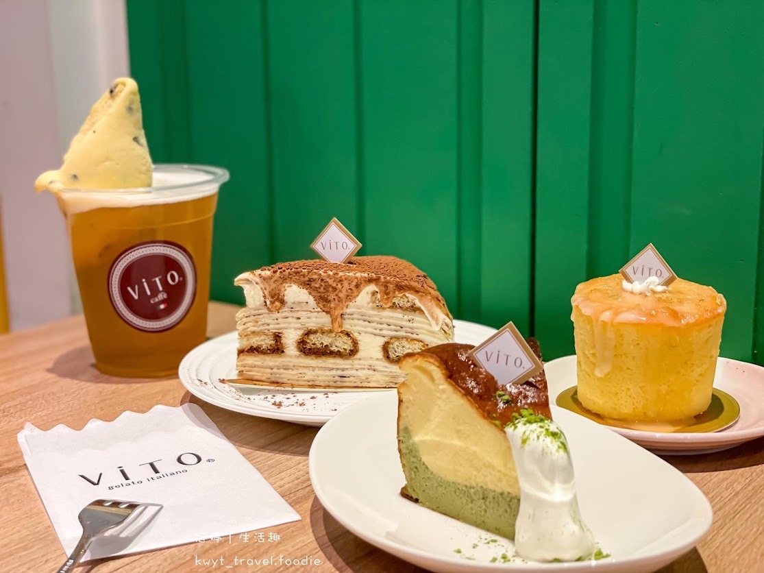 南屯區下午茶推薦【ViTO公益總店】，新品福岡草莓、義式冰淇淋啤酒 台中下午茶、台中冰淇淋、義式冰淇淋、台中下午茶推薦、提拉米蘇千層