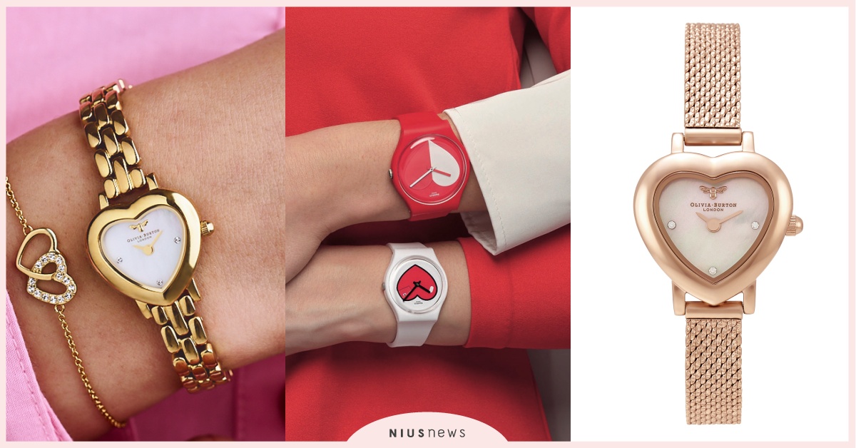2022情人節限定錶推薦！OB復古心型錶框、SWATCH愛心錶面超浪漫！ 情人節、錶、對錶、禮物