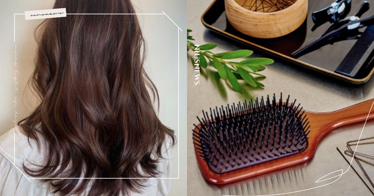 你真的會梳頭嗎？專家示範「正確梳法」5步驟，放鬆頭皮壓力還能讓髮絲變柔亮 梳子、頭皮按摩、頭皮、按摩梳
