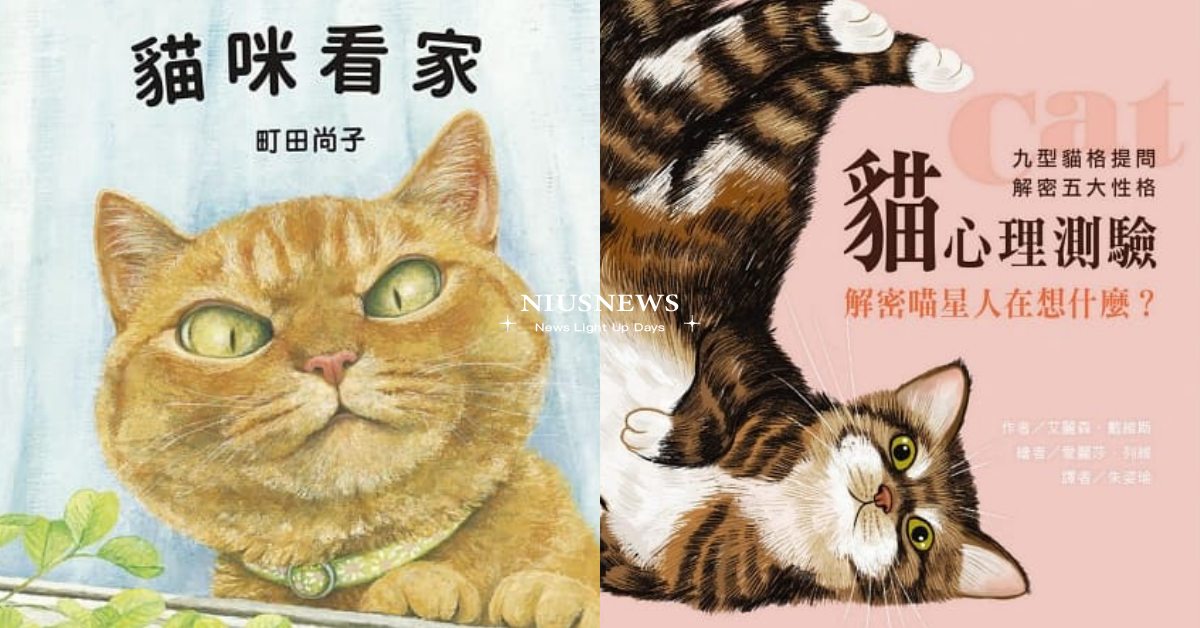 222貓之日！鏟屎官必讀6本「貓貓療癒書籍」，《貓咪看家》繪本實在太可愛！ 寵物圈圈、博客來、寵物選品、寵物書籍、寵物閱讀