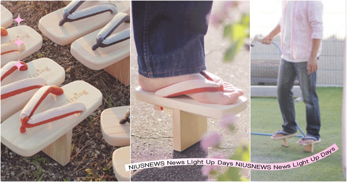 用單根鞋底走路！日本時髦版「天狗木屐涼鞋」開賣，一踏狠虐核心、矯正姿勢你敢穿嗎？ 木屐涼鞋、天狗木屐、單齒天狗木屐、單齒木屐、日本傳統服飾、改良式木屐、時尚木屐、日本傳統穿搭