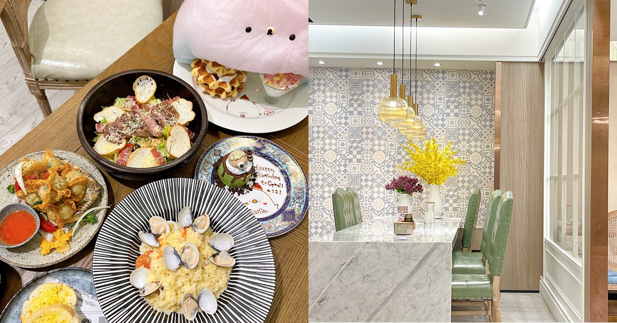 台中義大利麵推薦，森林系網美浮誇下午茶，超萌小熊棉花糖鬆餅，壽星生日蛋糕 台中義大利麵、台中下午茶、台中鬆餅、台中南屯區美食、台中咖啡廳