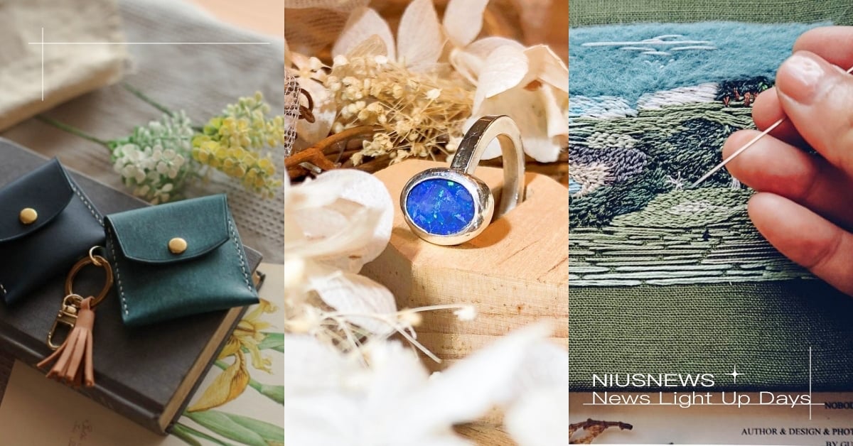 2022高雄7間手作體驗教室推薦！刺繡織物、手作珠寶、漂浮月球燈可愛又療癒！ 手作體驗、手作教室、手作、刺繡、織物、金工、珠寶、地毯、流動畫、香水調製、香氛蠟燭、DIY、寫生織物、DoB輕珠寶、小洋樓手作、月亮上的屋塔房、下班隨手作