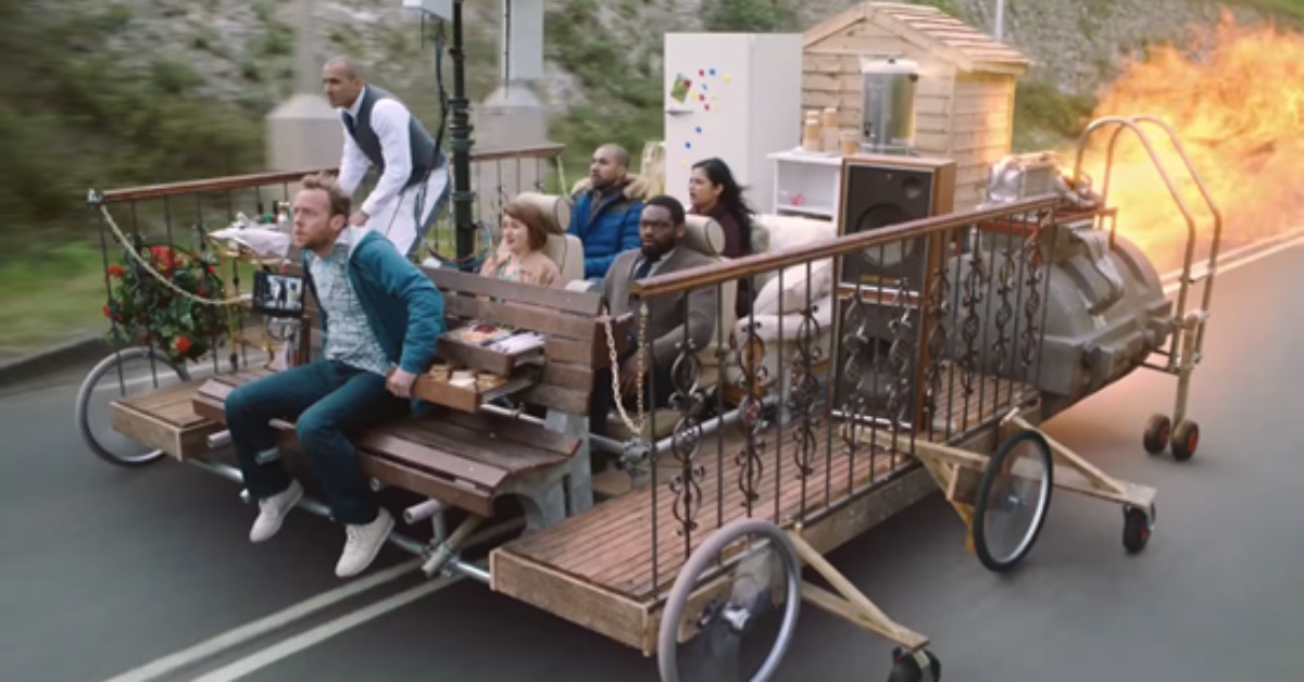 如何移動到異地？發揮你的想像力！ 英國、維珍火車、旅行、搞笑