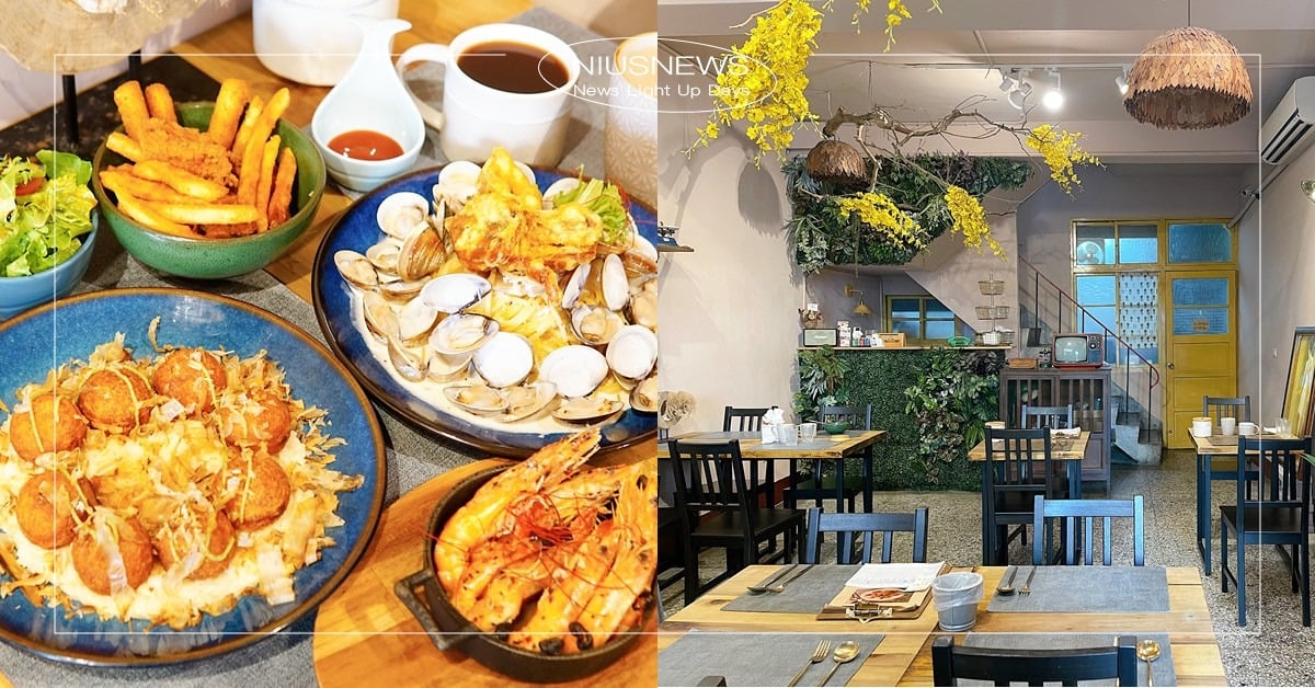 台中逢甲「村口微光」老宅義式料理！CP值學生族大推，限量「章魚燒味噌燉飯」必點 台中美食、台中逢甲美食、台中義大利麵、台中老屋餐廳、台中燉飯