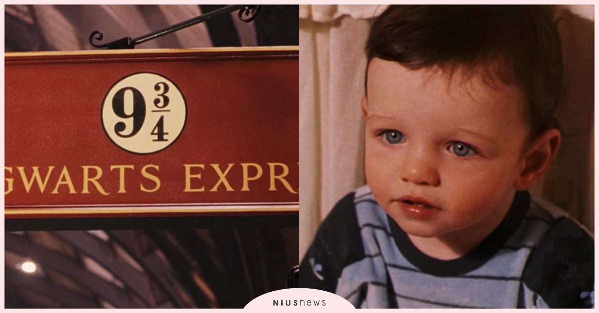 《哈利波特》「九又四分之三月台」命名由來？背後設定曝光，網友一看驚呼連連 哈利波特、九又四分之三月台、哈利、妙麗、榮恩