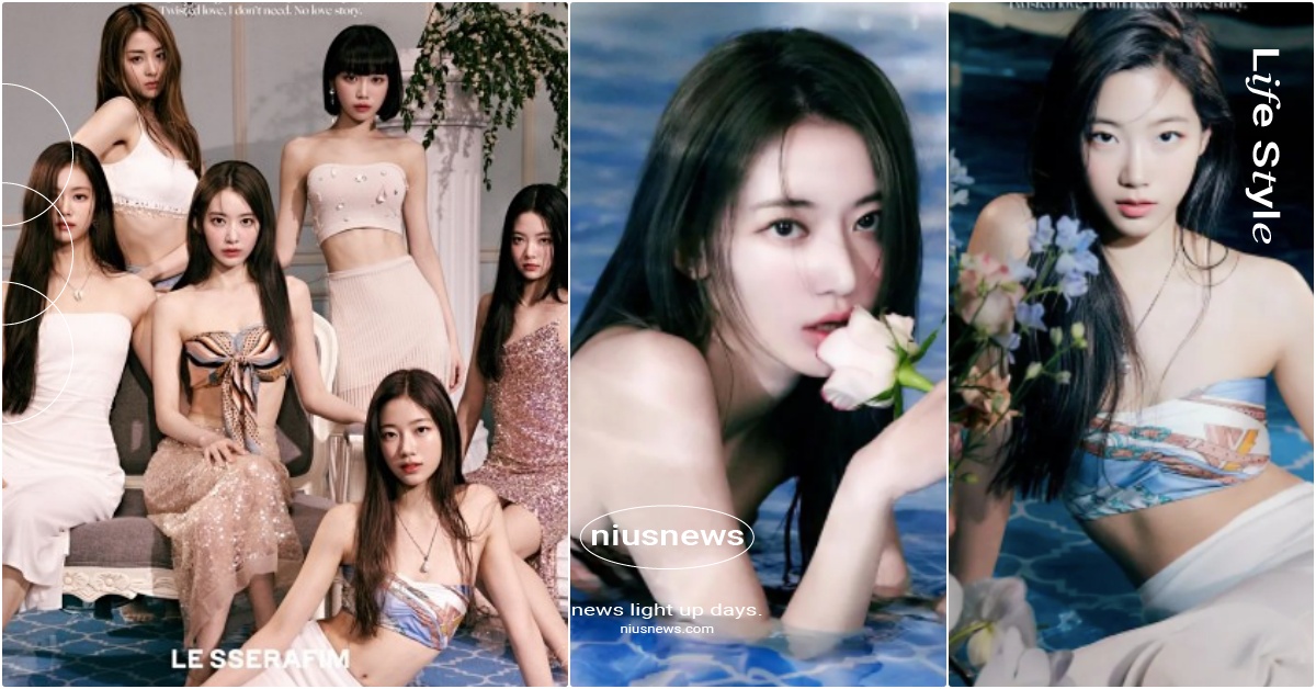 防彈師妹團LE SSERAFIM出道「變身超辣美人魚」！小櫻花佔C位、他撞臉舒華 HYBE新女團成員、防彈少年團師妹女團、BTS師妹女團、HYBE小櫻花、LE SSERAFIM出道、LE SSERAFIM新女團、2022新女團、IZONE新女團