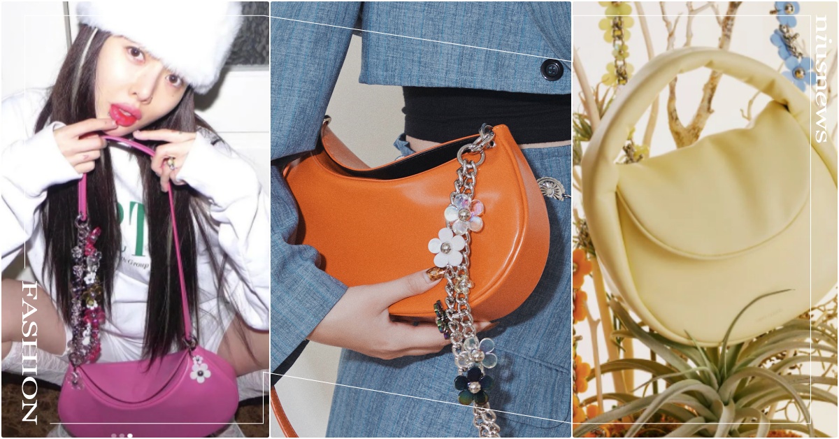 泫雅同款平價韓牌「夕陽橘牛角包」台灣限定開賣！《那年我們的夏天》NJ包3新款抵台 韓劇女主包、韓劇演員包、泫雅包、韓星包包推薦、韓國品牌包包