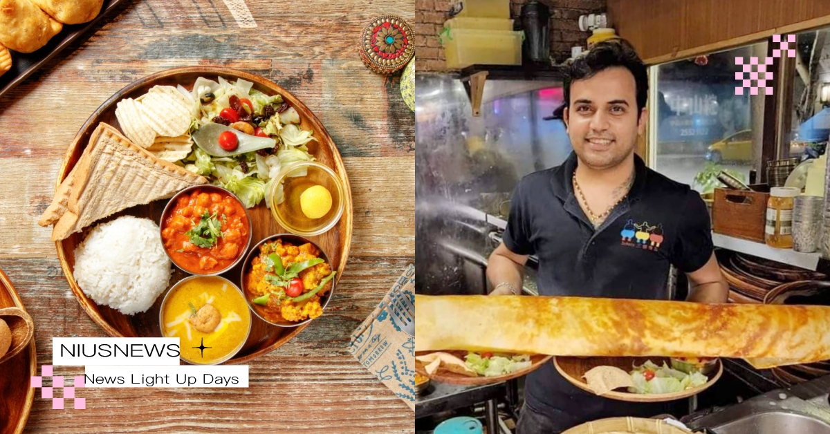 台北印度蔬食料理「三個傻瓜」，巨無霸薄餅翻轉平淡素食味｜Food Marco精選 台北、三個傻瓜、印度蔬食餐廳、蔬食料理、百科全蔬