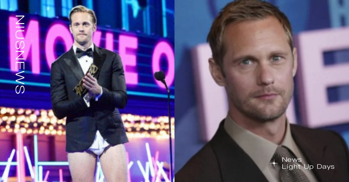 《噬血真愛》亞歷山大史柯斯嘉電影網頭貼「只穿西裝+小褲褲」？ㄎㄧㄤ解釋：因為柴克 噬血真愛、艾瑞克諾斯曼、亞歷山大史柯斯嘉、IMDb、脫褲照、北方人