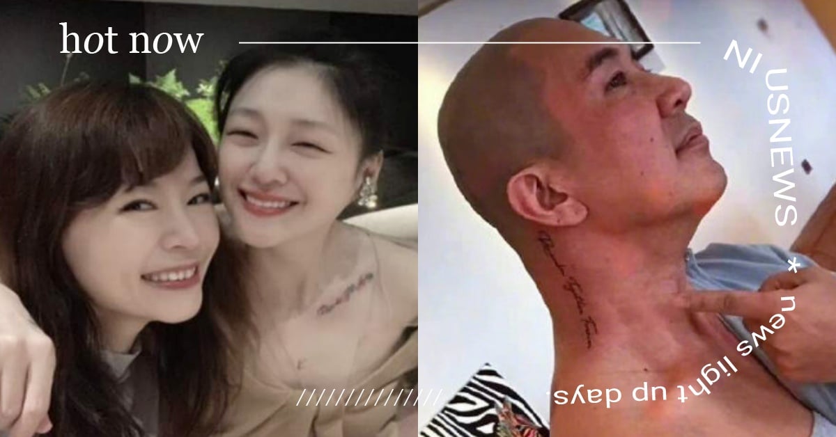 甜到不行！大S超完美素顏合照經紀人，曝光「鎖骨新刺青」是跟具俊曄定情愛歌！ 大S、徐熙媛、刺青、定情歌曲、夫妻刺青