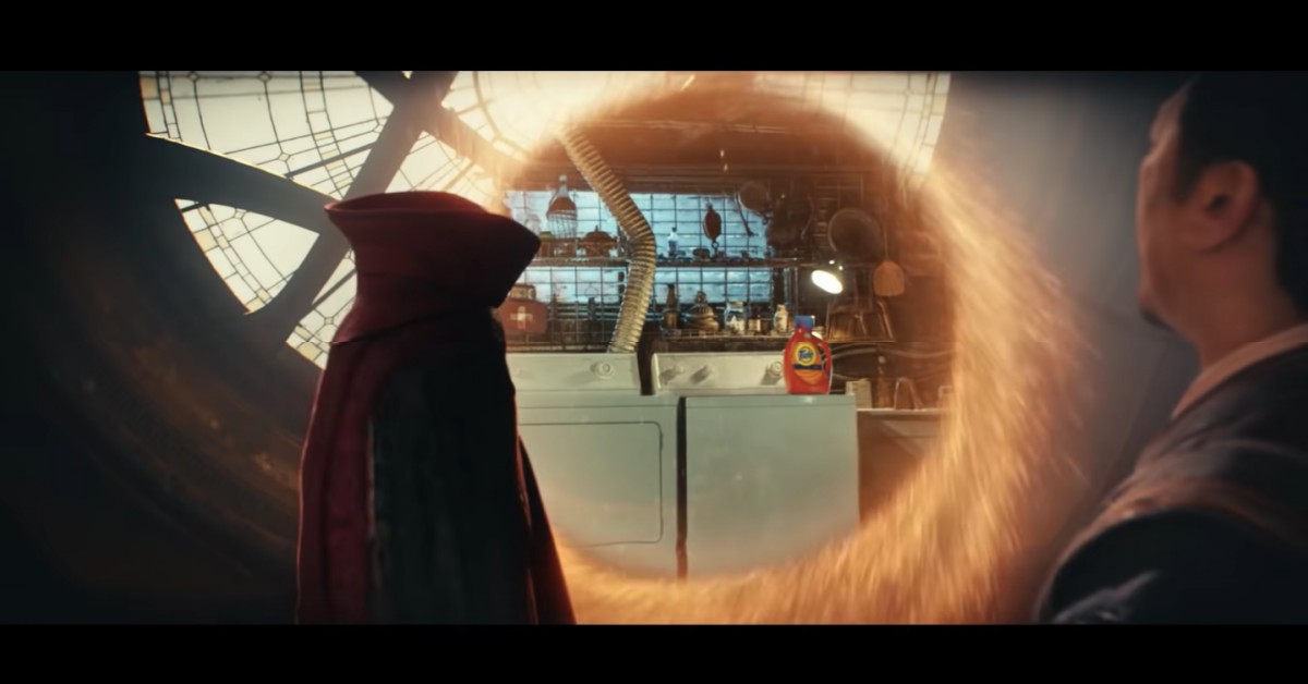 奇異博士的披風，沾滿麵粉和咖啡 奇異博士、汰漬、洗衣膠囊