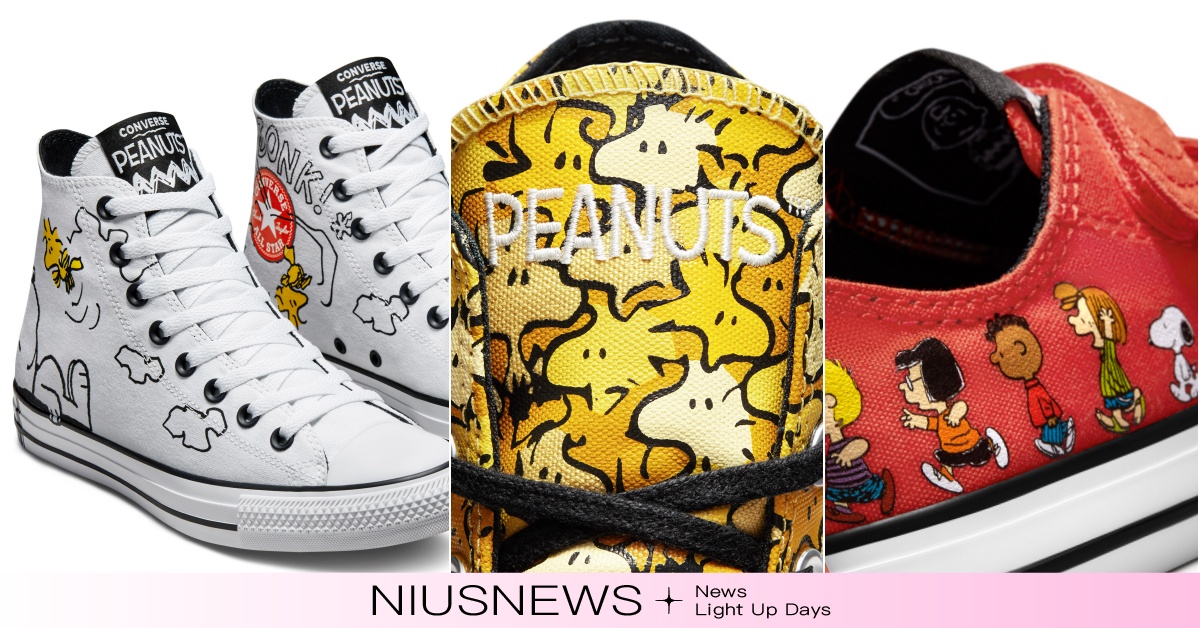 CONVERSE聯名7雙「史努比＋糊塗塌客帆布鞋」台灣開賣！花生家族童鞋超呆萌  查理布朗鞋、史努比CONVERSE、史努比帆布鞋、史努比聯名、史努比鞋推薦