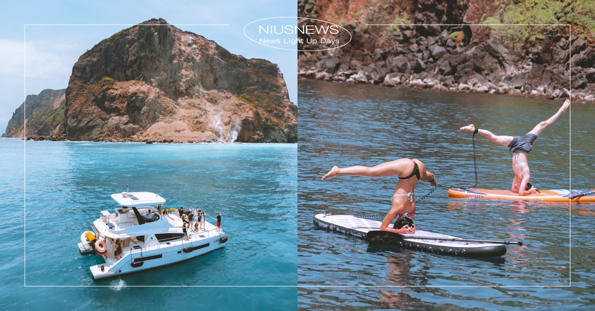 宜蘭可以玩得很不一樣！「龜山島牛奶海秘境」一日遊行程推薦，包船出海Chill到爆 宜蘭、宜蘭景點、宜蘭推薦行程、水上活動、SUP