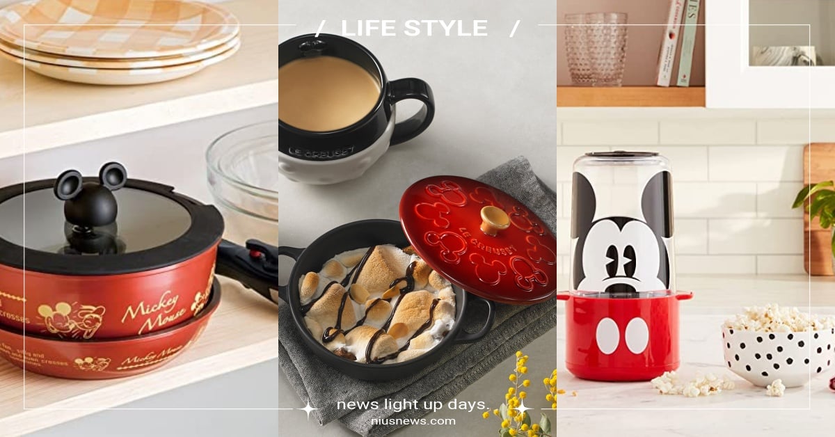 打造米奇夢幻廚房！6款「迪士尼米奇廚具」質感推薦，LE CREUSET鑄鐵鍋好讚 居家生活、家電、3C、電器、居家電器推薦、租屋族、單身族、小資族、廚具、廚房、迪士尼、米奇、Disney