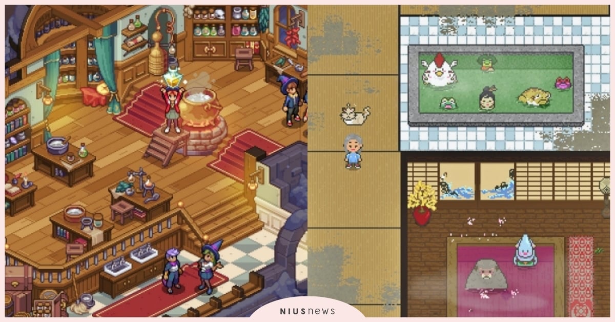 5款Steam經營養成遊戲推薦！《妖怪湯屋》推出免費試玩，《巫師學園》體驗當巫師 Steam遊戲平台、生活模擬遊戲、模擬經營遊戲、Witchbrook巫師學園、Spirittea妖怪湯屋、星露谷物語、巧克力鬧鬼工坊、波西亞時光、農場經營、PC遊戲
