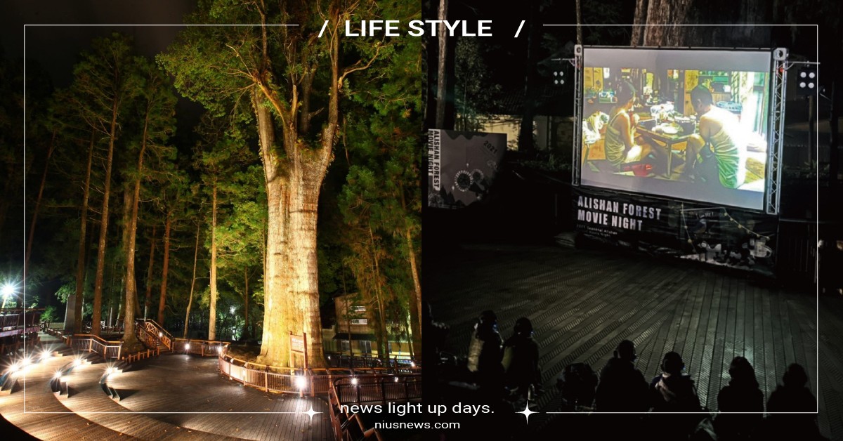 夏日限定！星空下的「阿里山神木」電影院，在森林裡享受《秘境探險》＆《小森林》 阿里山、阿里山香林神木劇場、2022、阿里山森林電影夜、湯姆霍蘭德、秘境探險、小森林、星空電影夜