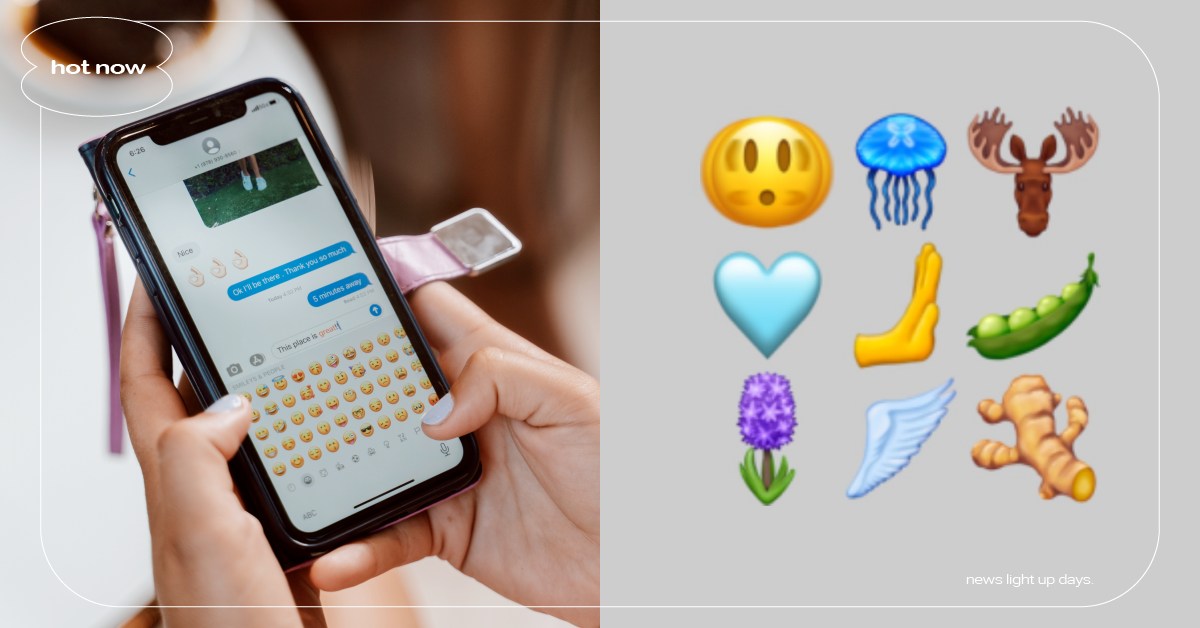 蘋果iOS16.4全新21款表情符號登場！抖動臉超Ｑ，台灣人最愛emoji是這？ iOS16.4、表情符號、Emoji、世界表情符號日、2022最新emoji、Facebook、Instagram、FB、IG