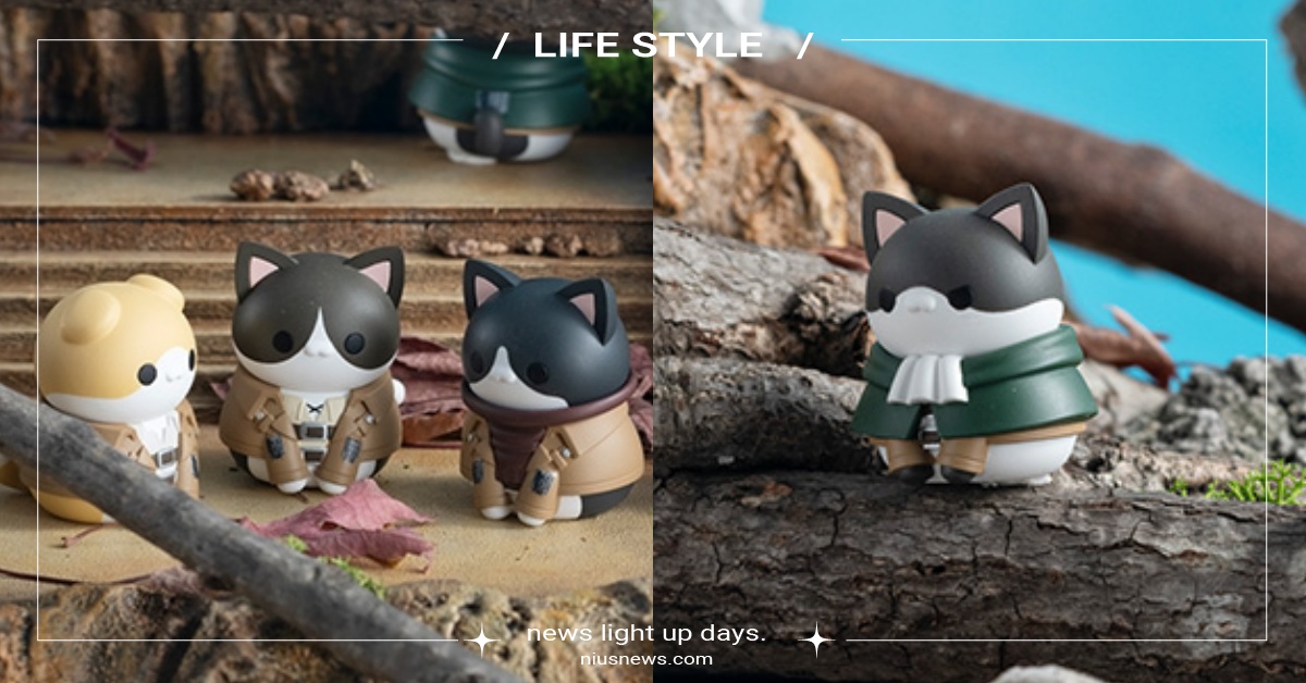 調查兵團集合喵！《進擊的巨人》化身超萌貓咪公仔，快獻出你們的心臟吧！ 進擊的巨人、進擊的巨人公仔、進擊的巨人貓咪公仔、MEGA CAT PROJECT、調查兵團、艾倫、米卡莎、阿爾敏、約翰、莎夏、艾爾文、里維、漢吉