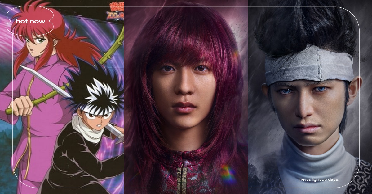 《幽遊白書》真人版12月上線！最帥藏馬「羽毛剪」、飛影直接成暴走族，網：香蕉哥哥 幽遊白書、真人版、劇照、Netflix、冨樫義博