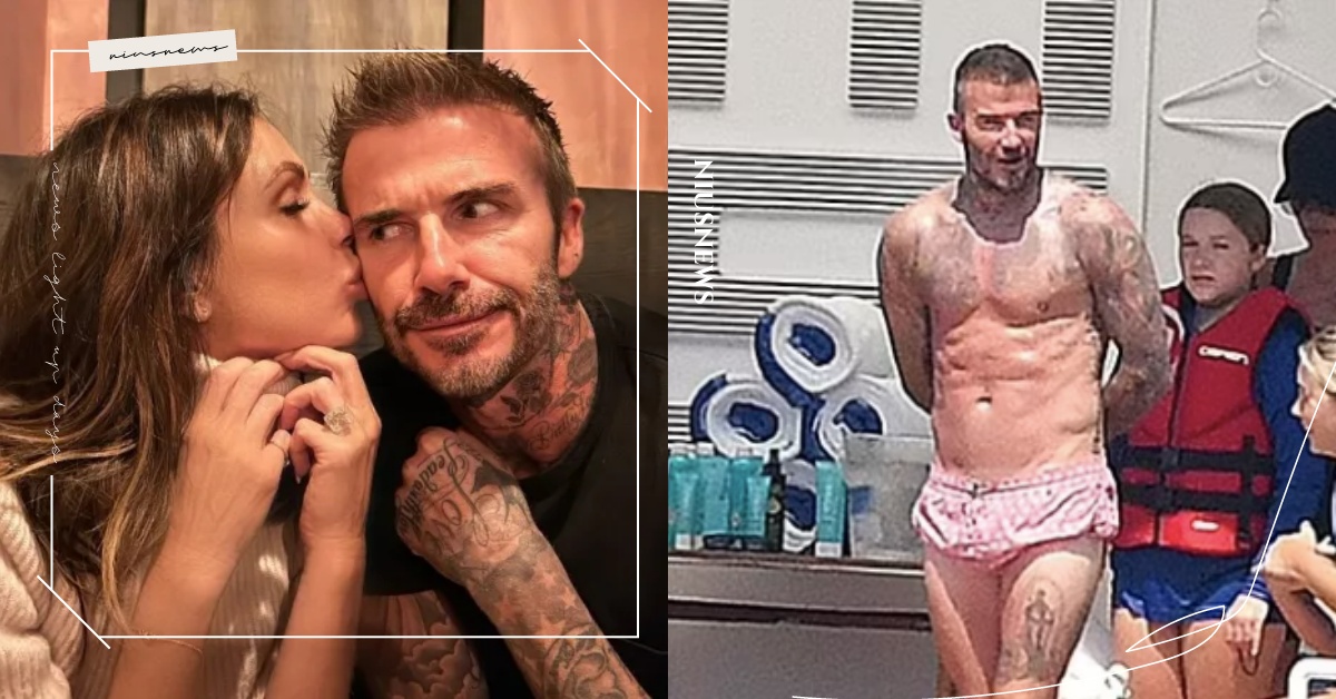 慶祝結婚23週年！47貝克漢遊艇曬肌肉，身上謎之「粉紅圓點小褲褲」意外被熱搜！ 大衛貝克漢、維多利亞貝克漢、貝克漢夫妻、結婚紀念日、23週年、遊艇度假、粉紅圓點泳褲