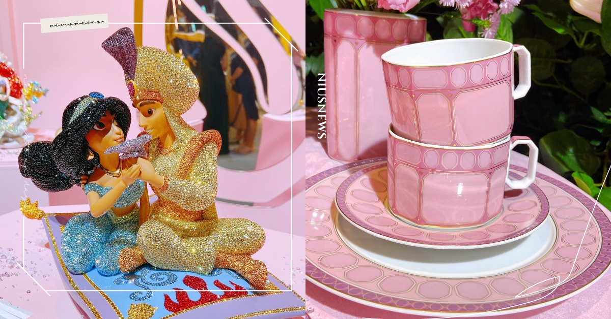 SWAROVSKI首次推出瓷器組！櫻花粉、湖水綠美翻，還有阿拉丁30週年限定擺飾 SWAROVSKI、首次推出、瓷器、杯盤組、阿拉丁、上映30週年、瓷器組、貓女、小丑、家飾、擺件、水晶