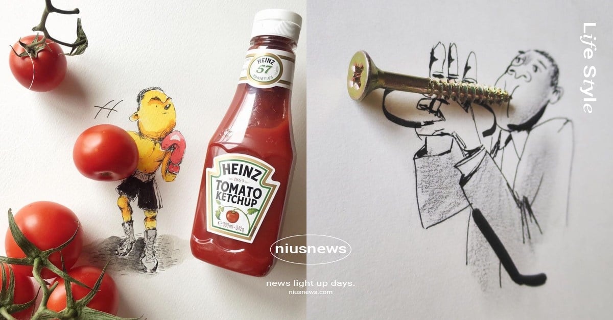 當生活小物碰上插畫！捷克版田中達也「Mr. Kriss」在微小的地方讓創意發亮 捷克、插畫、插畫家、街舞