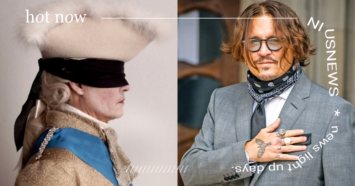 強尼戴普回歸第一部！路易十五「假髮紅唇」黑布矇眼定裝照曝光，合體盧貝松前妻！ 強尼戴普、官司、回歸大銀幕、法國國王、路易十五、杜巴利伯爵夫人、路易十五情婦、盧貝松前妻、定裝照、劇照