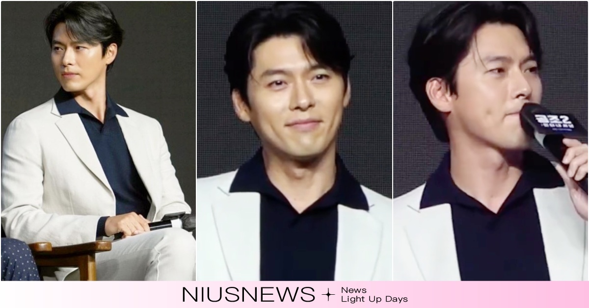 孫藝珍懷孕後玄彬首開記者會！「全白西裝＋狂酒窩笑」影片曝光，被問到當爸這表情超甜 玄彬機場、機密同盟2台灣、玄彬電影、玄彬機密同盟2、玄彬新戲