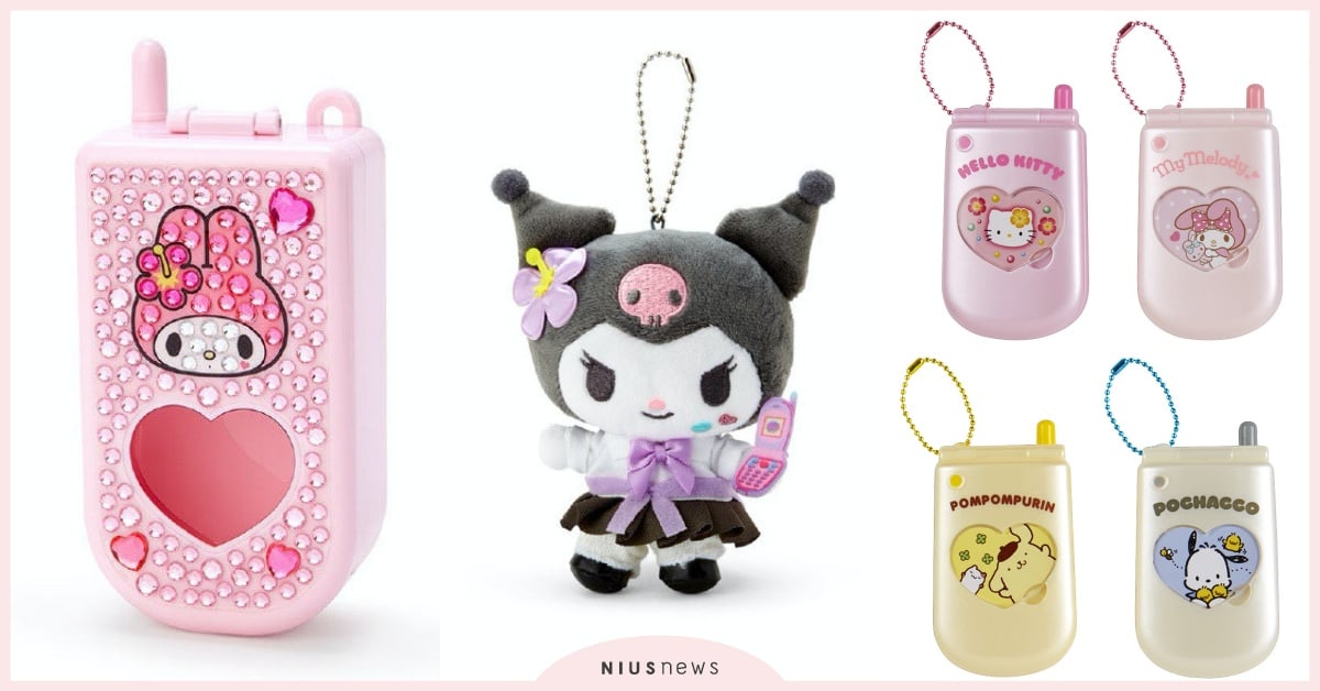 90年代復古回歸！三麗鷗推109辣妺系列周邊，美樂蒂變身JK、掀蓋式手機回憶湧現 三麗鷗、復古、懷舊、109辣妺、平成、Hello Kitty、美樂蒂、大耳狗、酷洛米、周邊