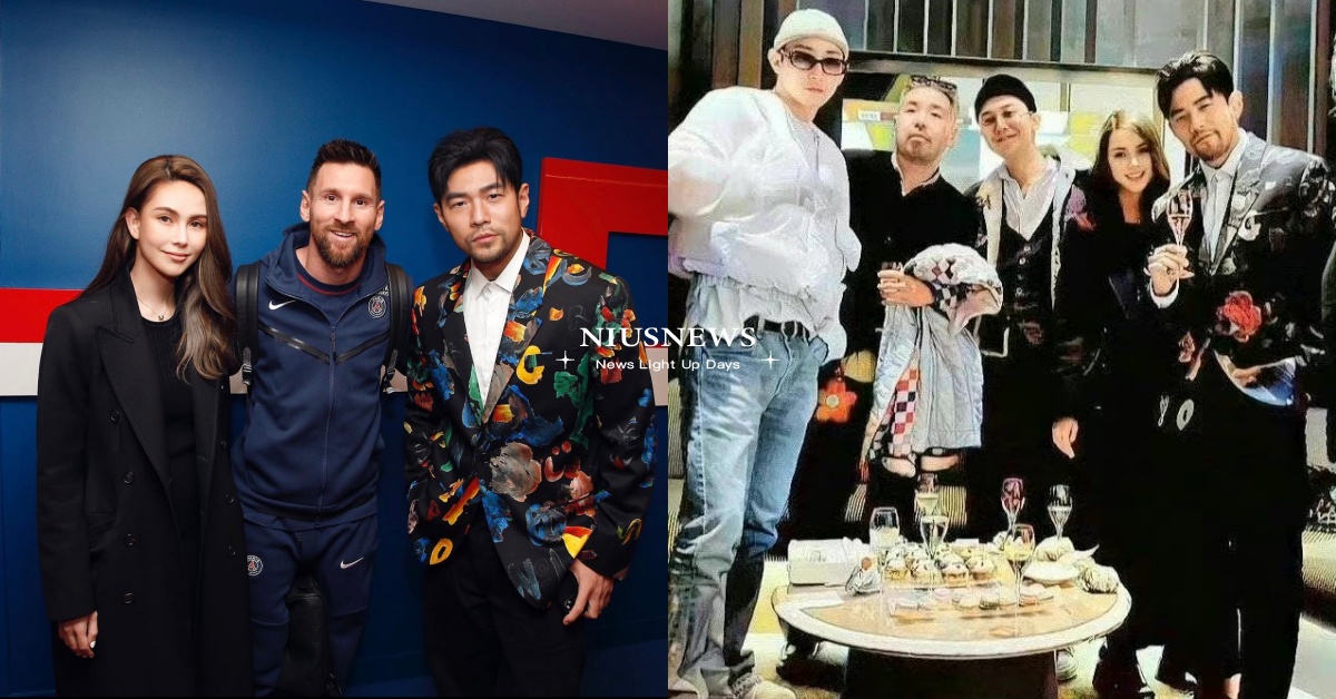 G-Dragon×周杰倫世紀同框！亞洲兩大天王合照曝光＋神秘嘉賓，網：人脈超廣 GD周杰倫同框、G-Dragon、周杰倫、昆凌、李洙赫、梅西