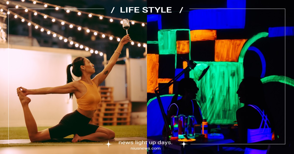 「留白計畫」週年慶4大亮點！「黑夜微醺瑜伽」放鬆身心，更邀請恐龍的皮打造霓虹派對 留白計畫、blank plan、台中、週年慶、黑夜雙人微醺瑜伽、網美打卡、霓虹舞夜、無聲派對、Silent Disco、恐龍的皮、林貓王