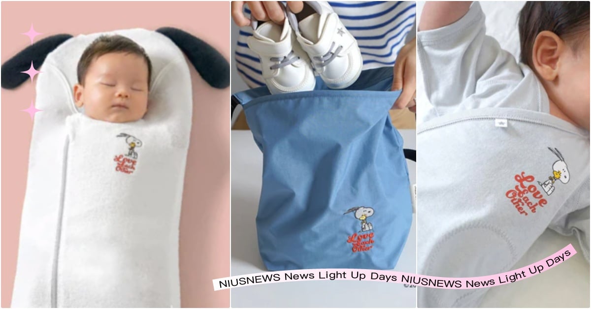 SNOOPY聯名4款史努比「嬰兒包巾＋帆布包」開賣！立體耳神還原，寶寶包緊秒變身 10mois史努比聯名、10mois嬰幼兒推薦、10mois聯名、花生漫畫聯名、史努比包斤、史努比包屁衣、史努比包、史努比童裝、史努比聯名、史努比包包推薦、糊塗塌客衣服