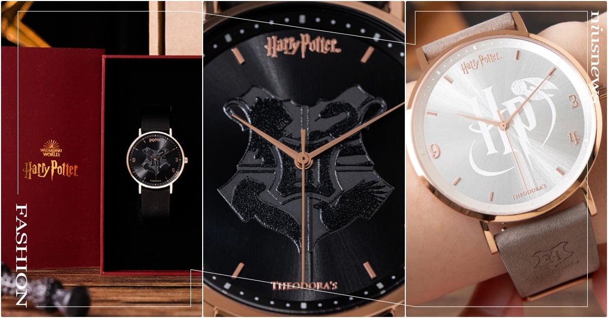 台灣品牌聯名《哈利波特》「霍格華茲＋金探子手錶」開賣！夜光校徽、分類帽現身在這  金探子手錶、霍格華茲手錶、台灣手錶品牌推薦、哈利波特聯名、哈利波特20週年、哈利波特手錶、哈利波特希奧朵拉、哈利波特希奧朵拉、希奧朵拉聯名、霍格華茲手錶、四大學院手錶