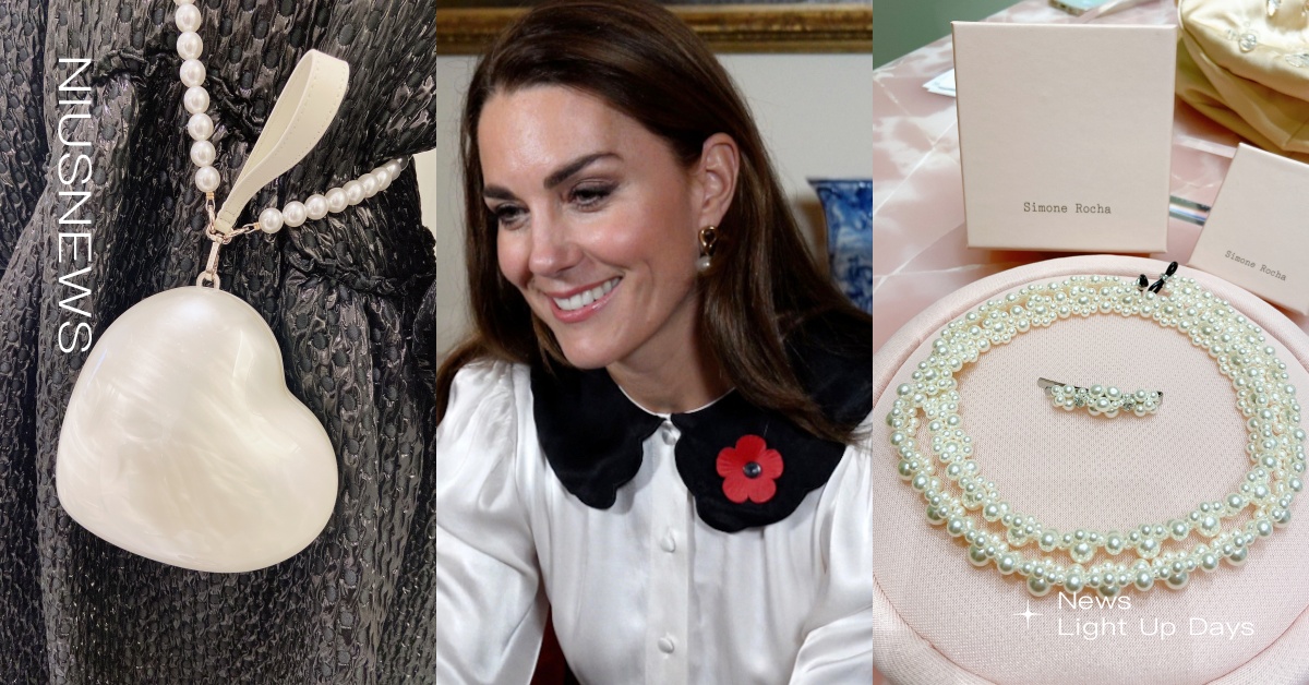 凱特、梅根愛牌登台！Simone Rocha台灣首店，限定珍珠眼鏡鍊、髮夾開賣！ Simone Rocha、凱特王妃、喜事集團、珍珠包、針織頭套、台灣限定、台灣首店
