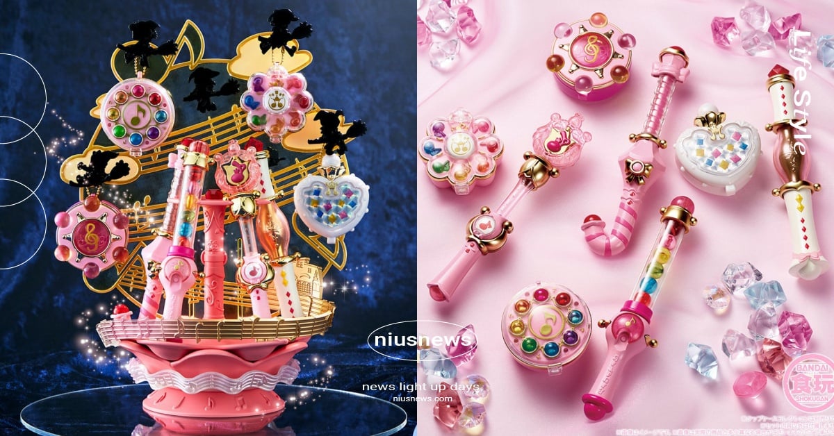 萬代×小魔女DoReMi推「波隆＋變身器」食玩！魔幻舞台底座好浮誇、變身器超夢幻 日本、萬代、小魔女DoReMi、波隆、變身器、魔幻舞台、食玩