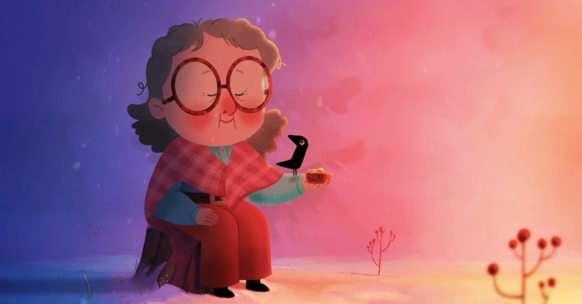 給烏鴉半個餡餅，老奶奶會得到啥？ 聖誕節、老人