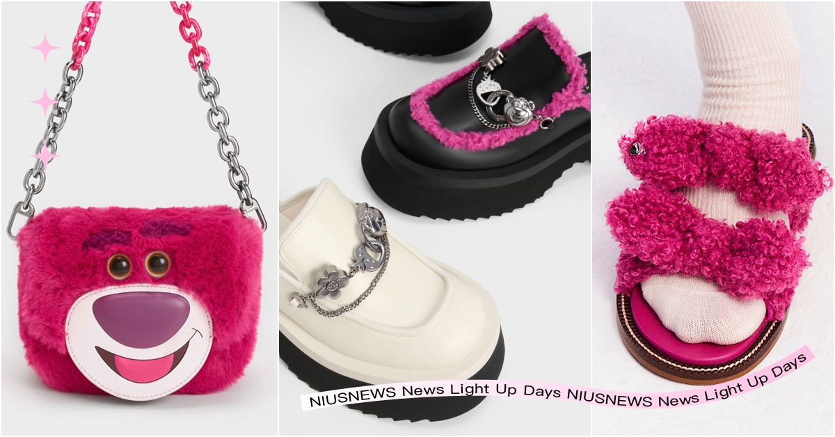 小CK迪士尼聯名21款「熊抱哥包＋鞋」台灣開賣！毛毛大頭神還原、穿上熊抱哥鉚釘靴 CHARLESKEITH皮克斯聯名、小CK熊抱哥、CHARLESKEITH熊抱哥、CHARLESKEITH玩具總動員、小CK迪士尼聯名