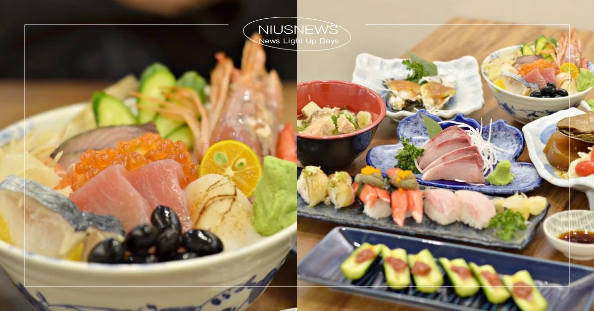 板橋隱藏美食！市場新鮮漁貨日料「大家樂鮮魚舖」，豪華生魚片丼飯500有找？ 板橋美食、新北耶誕城美食、新北美食、日本料理、日式料理