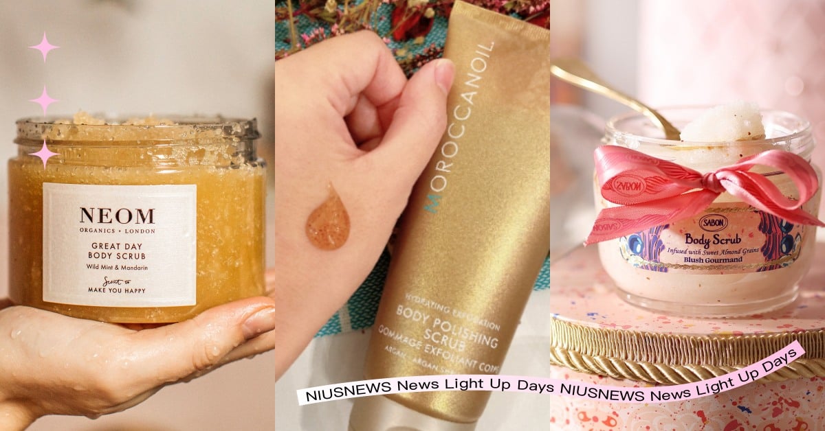 皮膚變嫩還香香的！2022秋冬「身體磨砂膏」新品推薦，甜杏仁、檀香味道太好聞 去角質、磨砂膏、身體去角質、身體保養、SABON、NEOM、MOROCCANOIL、THE BODY SHOP