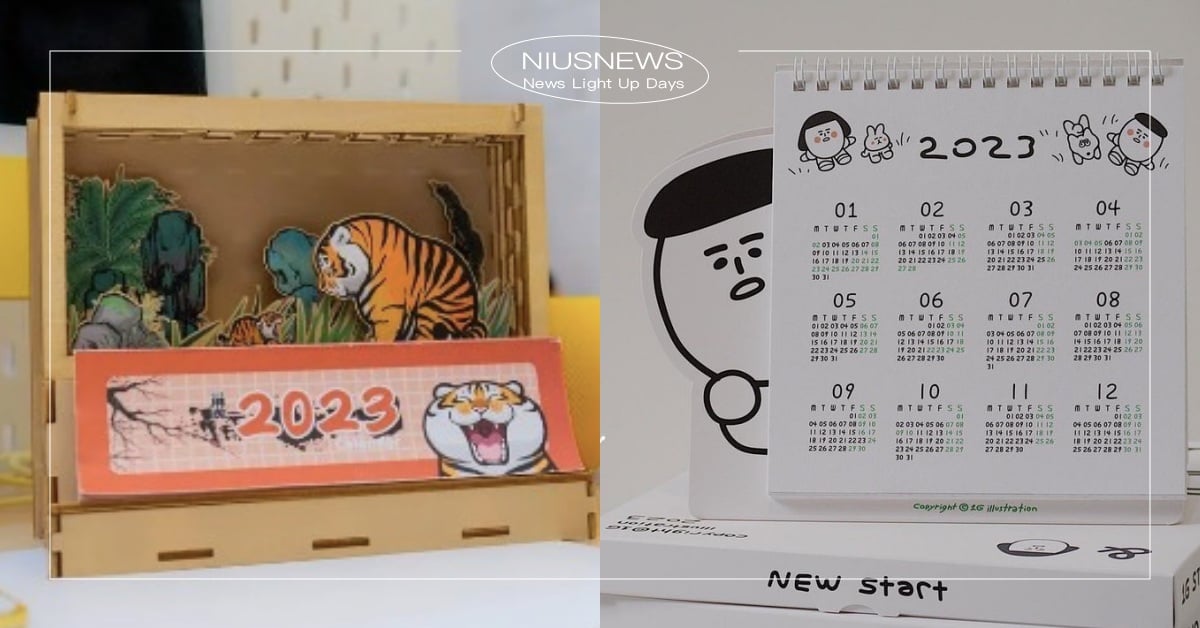 2023「7款立體桌曆」推薦！我不是胖虎DIY桌曆華麗登場、1G珍妮桌曆文青必收 2023、桌曆推薦、桌曆、我不是胖虎、1G珍妮