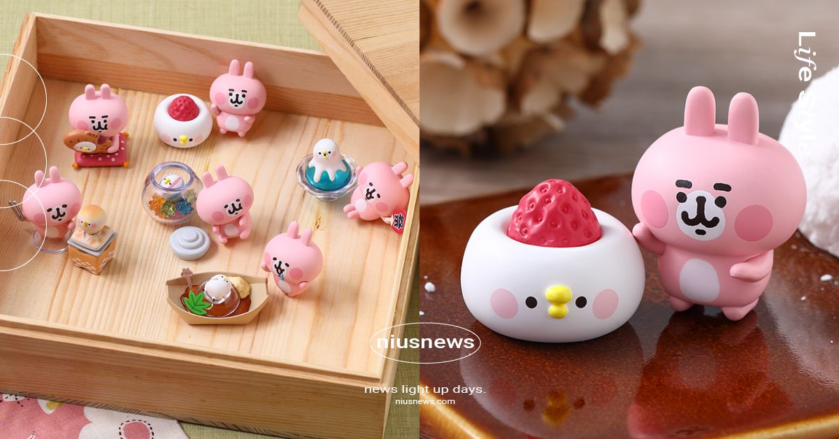 卡娜赫拉的小動物「幸福甘味處」公仔甜蜜開賣！P助化身鯛魚燒、草莓大福想偷咬一口 卡娜赫拉的小動物、幸福甘味處、公仔、盲盒、Kanahei