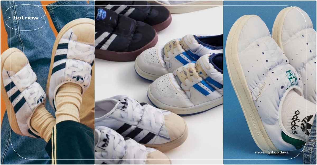 adidas經典鞋變胖了！日本4雙「限定雲朵麵包鞋」開賣，貝殼頭＋三線超有梗還原 2022麵包鞋流行、冬天麵包鞋推薦、懶人運動鞋、秋冬懶人鞋推薦、2022懶人鞋、adidasOriginals懶人鞋、BILLYSadidas、adidasSUPERSTAR、adidasOriginals麵包鞋、