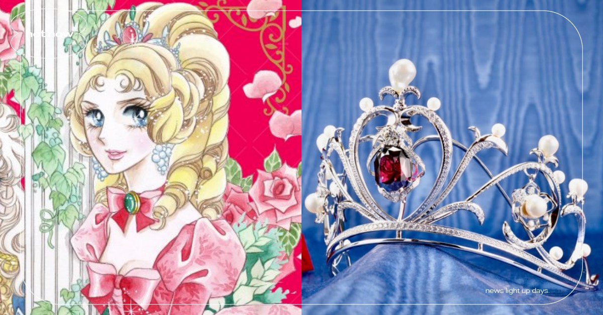 《凡爾賽玫瑰》瑪莉皇后「皇冠」實體化，要價1億日圓、83克拉玫瑰榴石超浮誇！ 日本、動漫、凡爾賽玫瑰、動畫、漫畫、50週年、瑪莉皇后、凡爾賽玫瑰周邊、皇冠