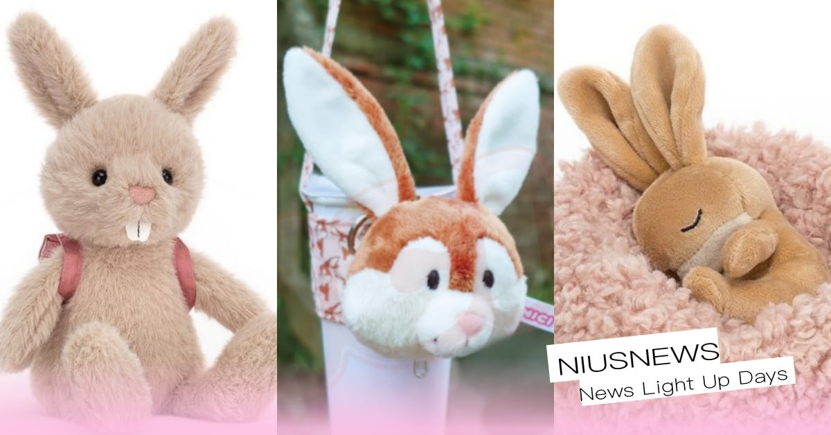 兔年周邊第二彈！「9款超萌兔兔玩偶」推薦，兔寶寶門牙、鑰匙圈杯套設計可愛又療癒！ 兔年、兔子娃娃、兔娃娃、兔子玩偶